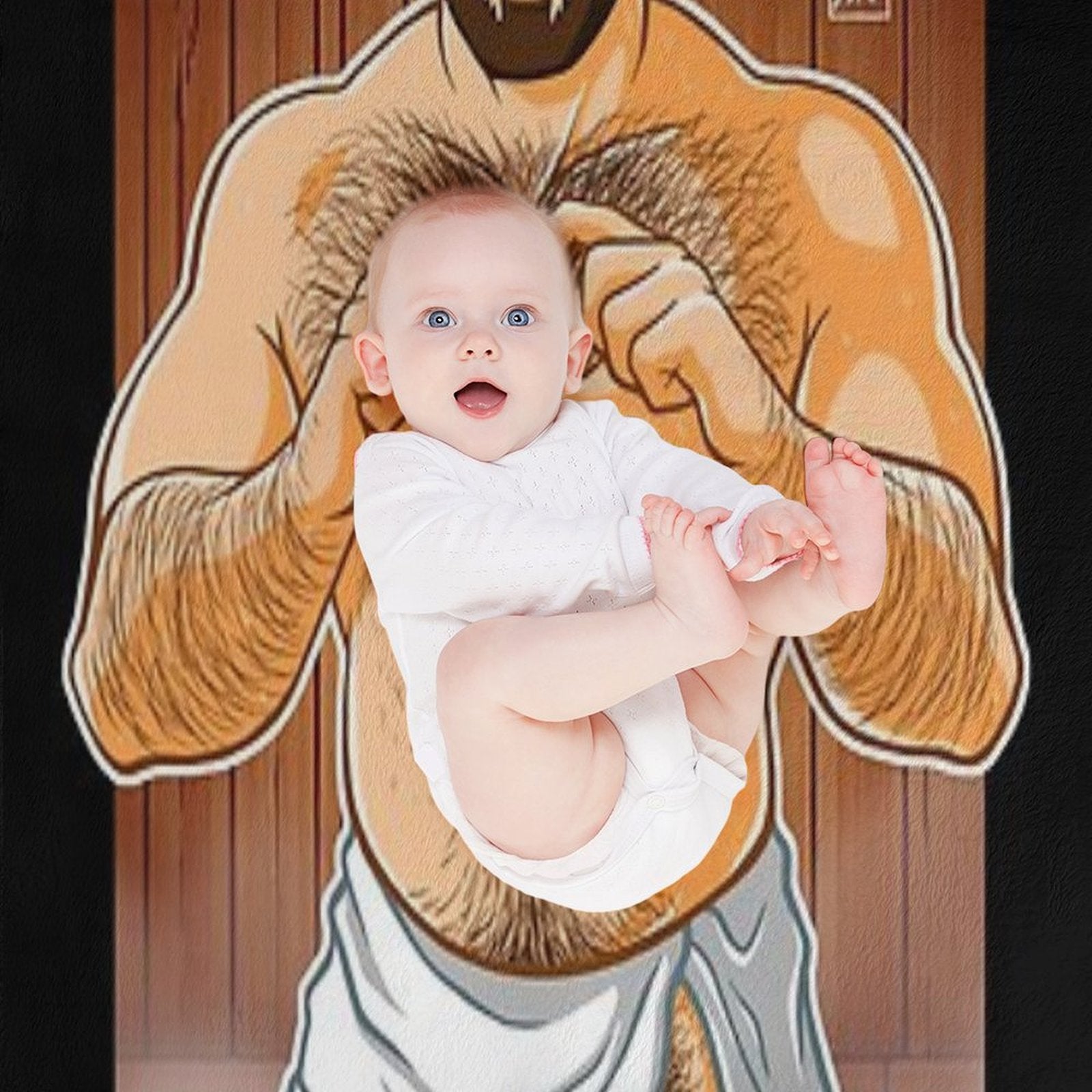 ADAM LIKES SAUNAS Easy Care Throw Blanket