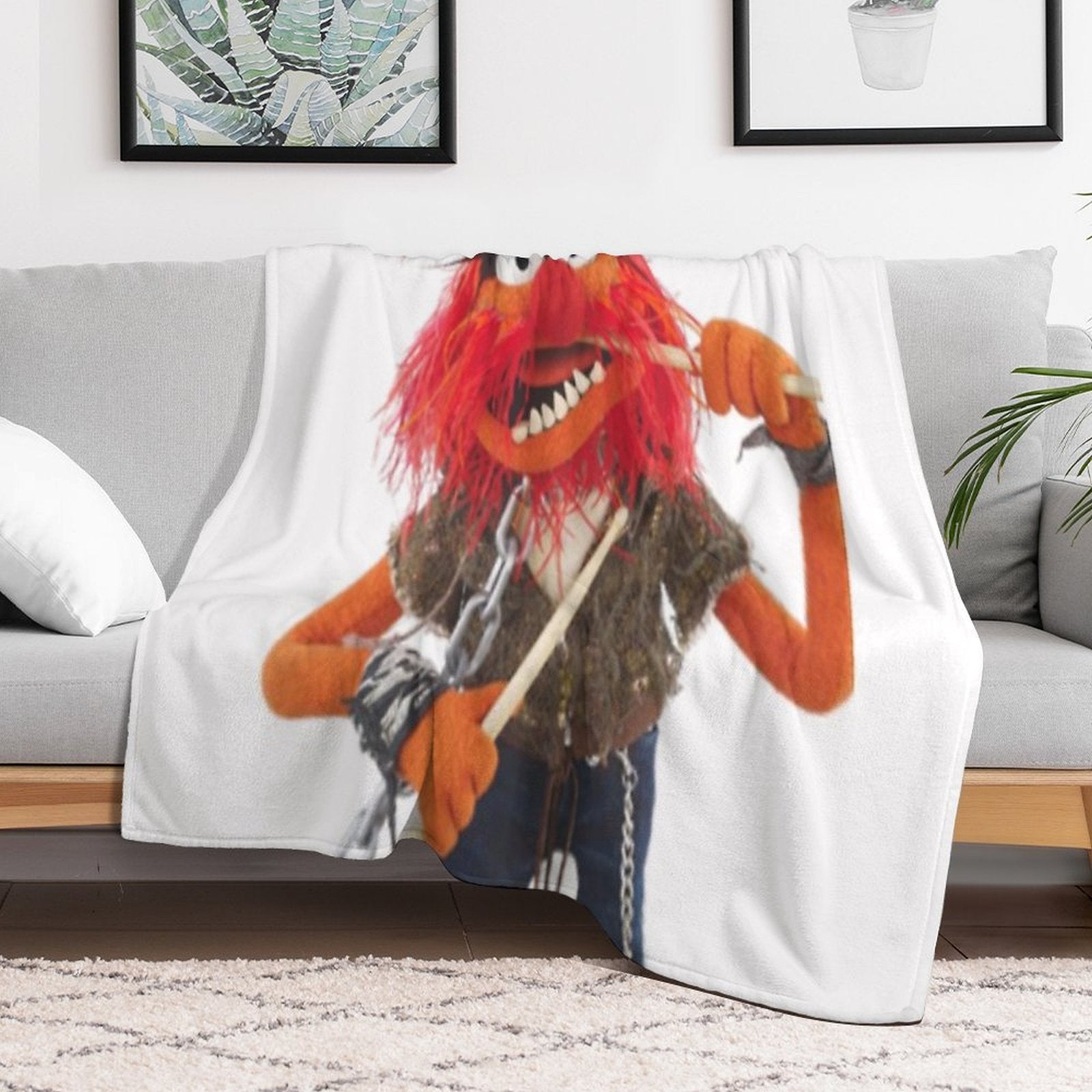 Animal Muppet Anti-pilling Throw Blanket