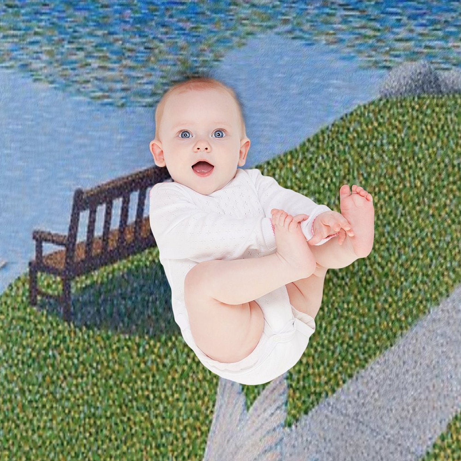 Une Oie Compact Throw Blanket
