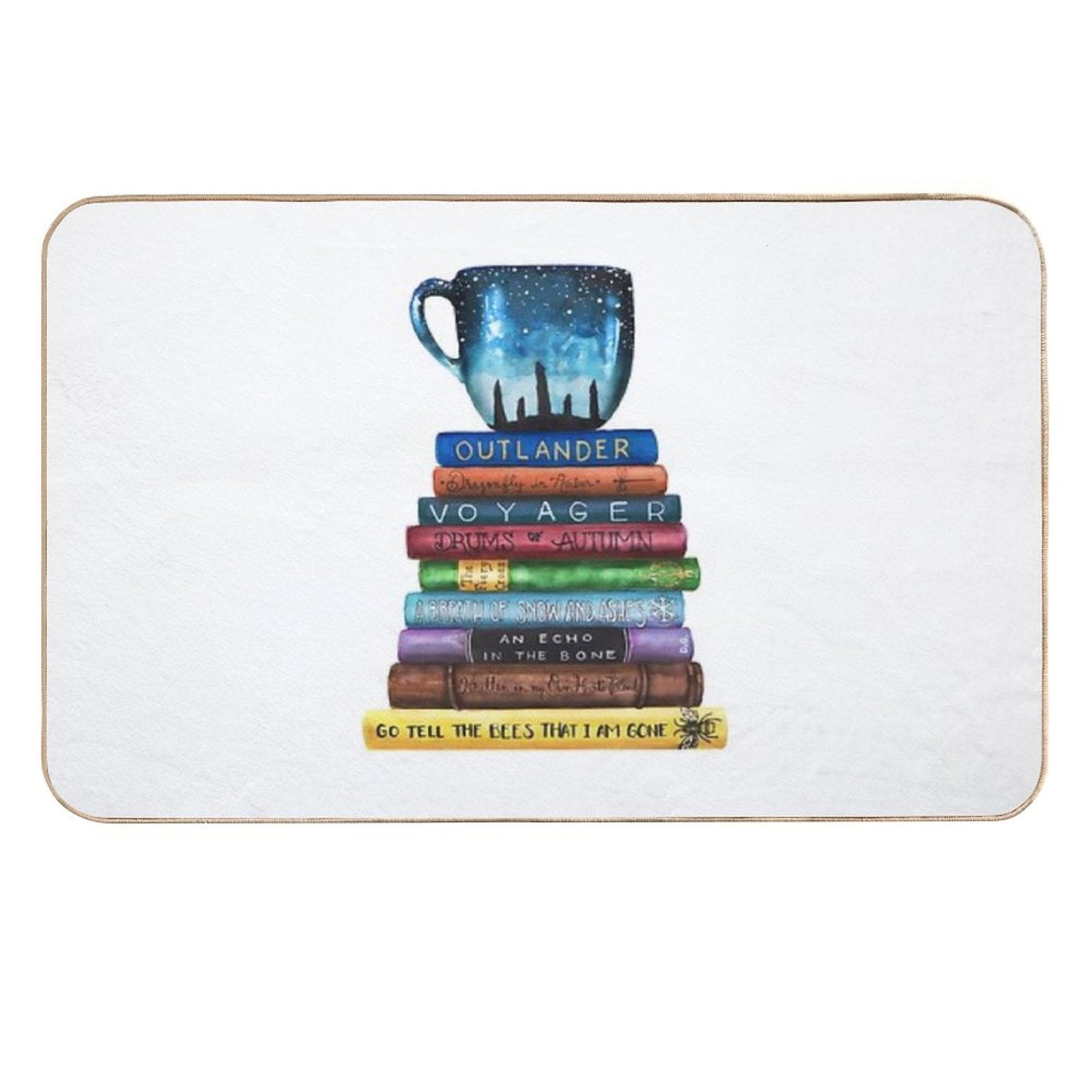 Outlander Lover  Stain-Proof Bath Mat