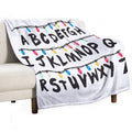 ABCDEFGH All-season Throw Blanket