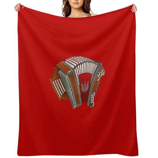 ZiachON!  Harmonika Franken Velvety-soft Throw Blanket