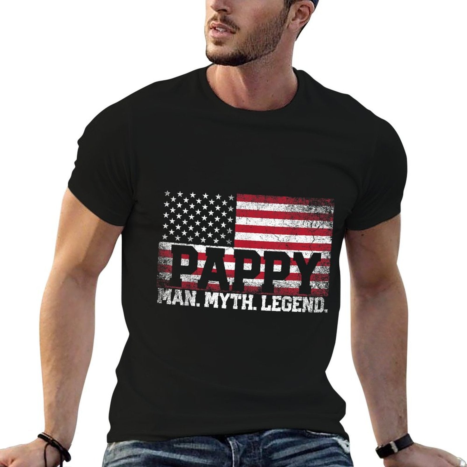 Pappy The Man The Myth The Legend Father's Day Gift Grandpa  Versatile T-Shirt