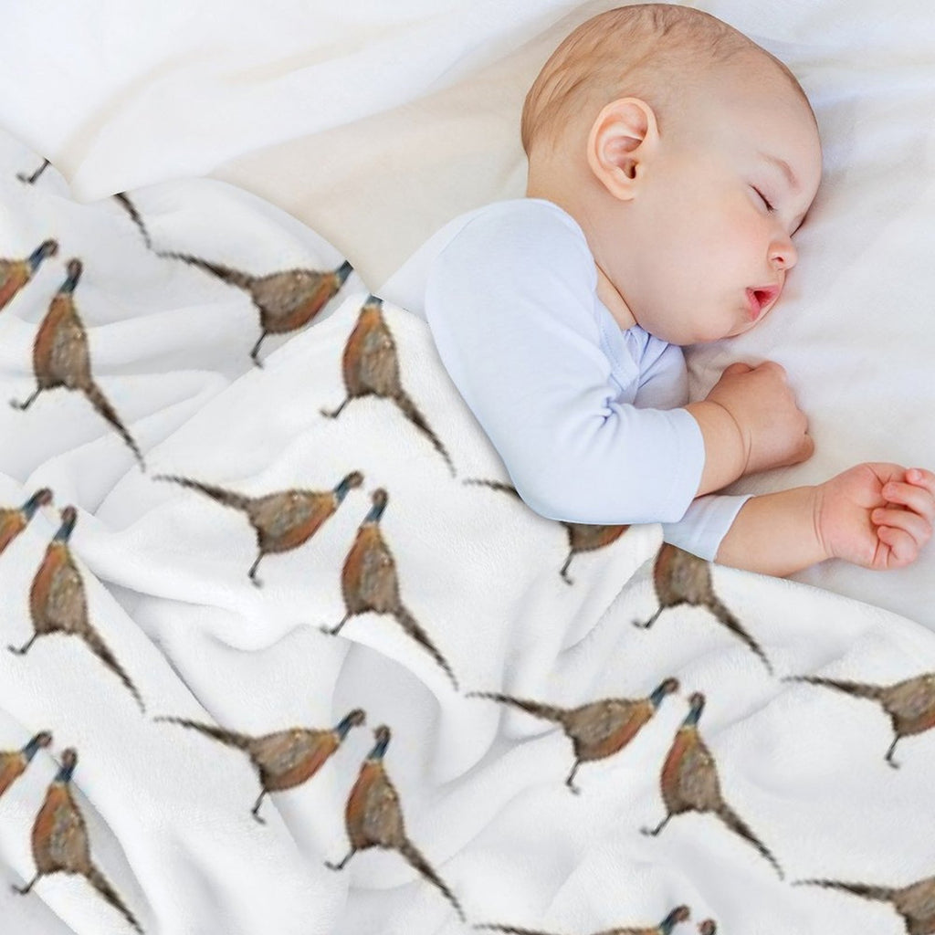 Pheasant Pattern Premium Throw Blanket