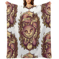 CHESHIRE CAT Gift-ready Throw Blanket