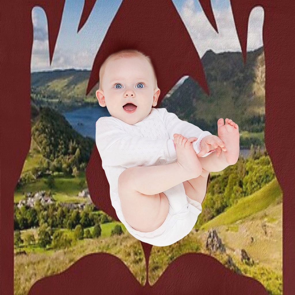 I Love The Lake District - Hands Heart - #41 Premium Throw Blanket
