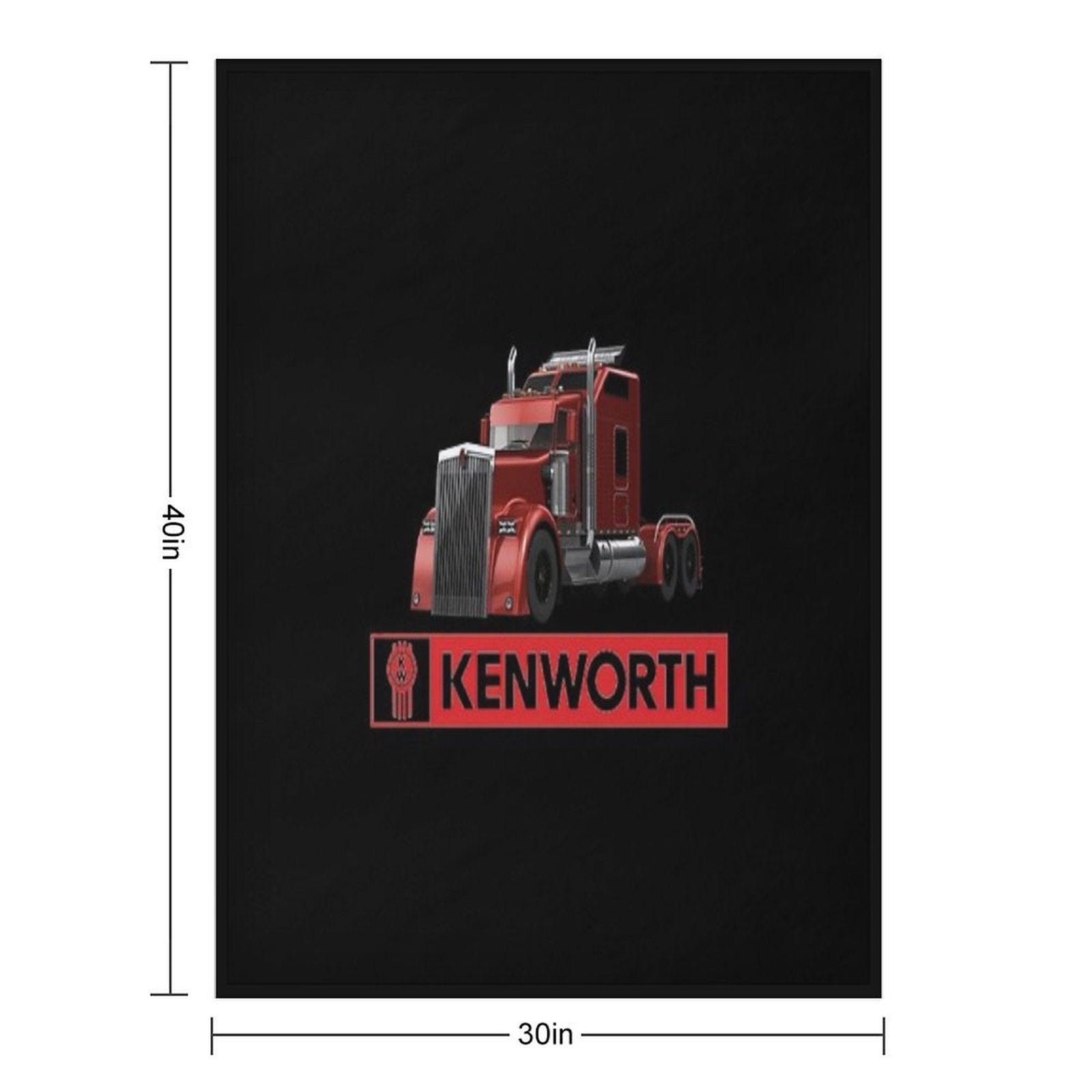Kenworth Compact Throw Blanket