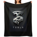 Tesla Logo Comfort Throw Blanket
