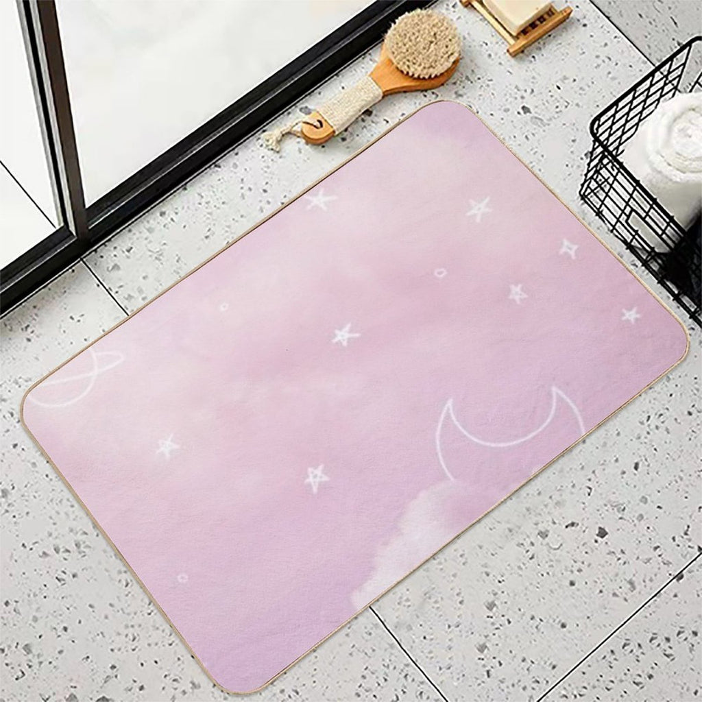 Pink Cloud  Absorbent Bath Mat