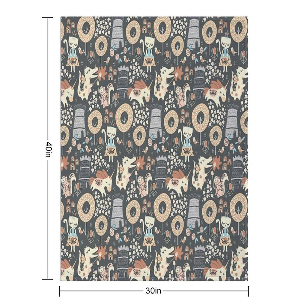 Animal Kingdom Lightweight Throw Blanket