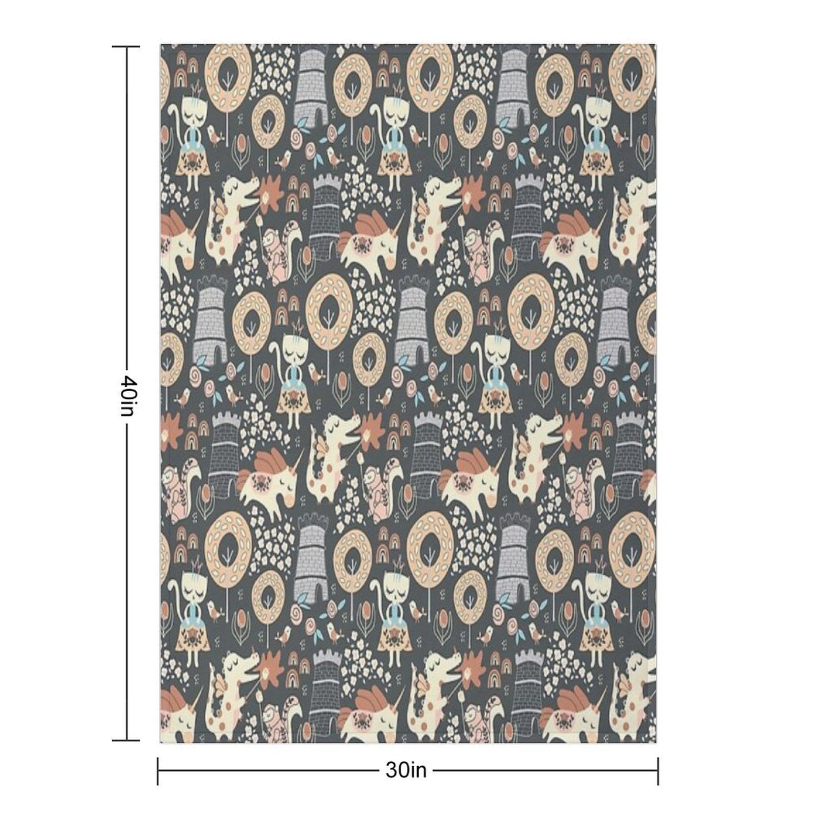 Animal Kingdom Lightweight Throw Blanket