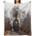 Pere Marquette 1225 Locomotive Compact Throw Blanket