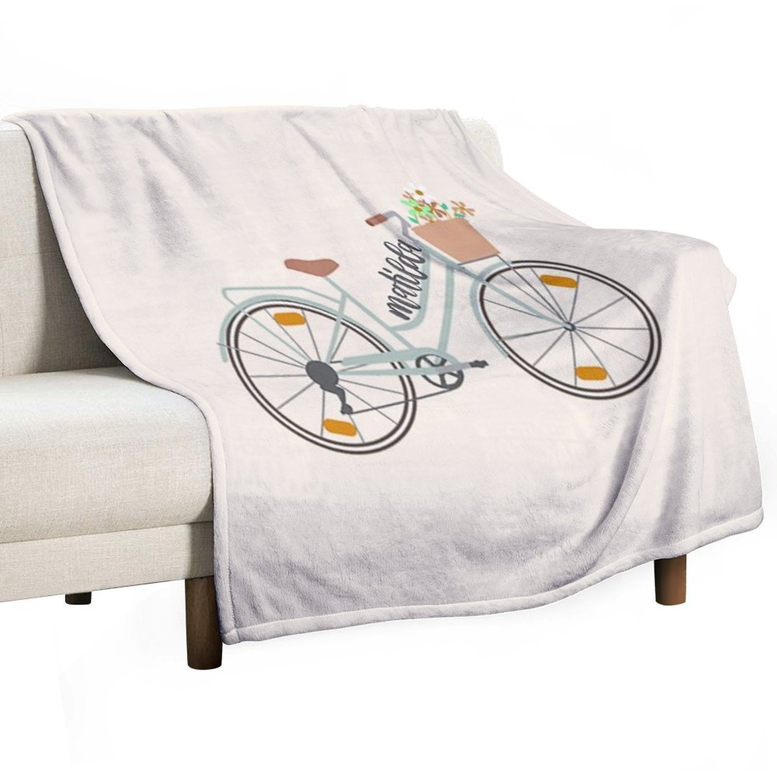 Matilda Bicycle Harry Styles Wrinkle-free Throw Blanket