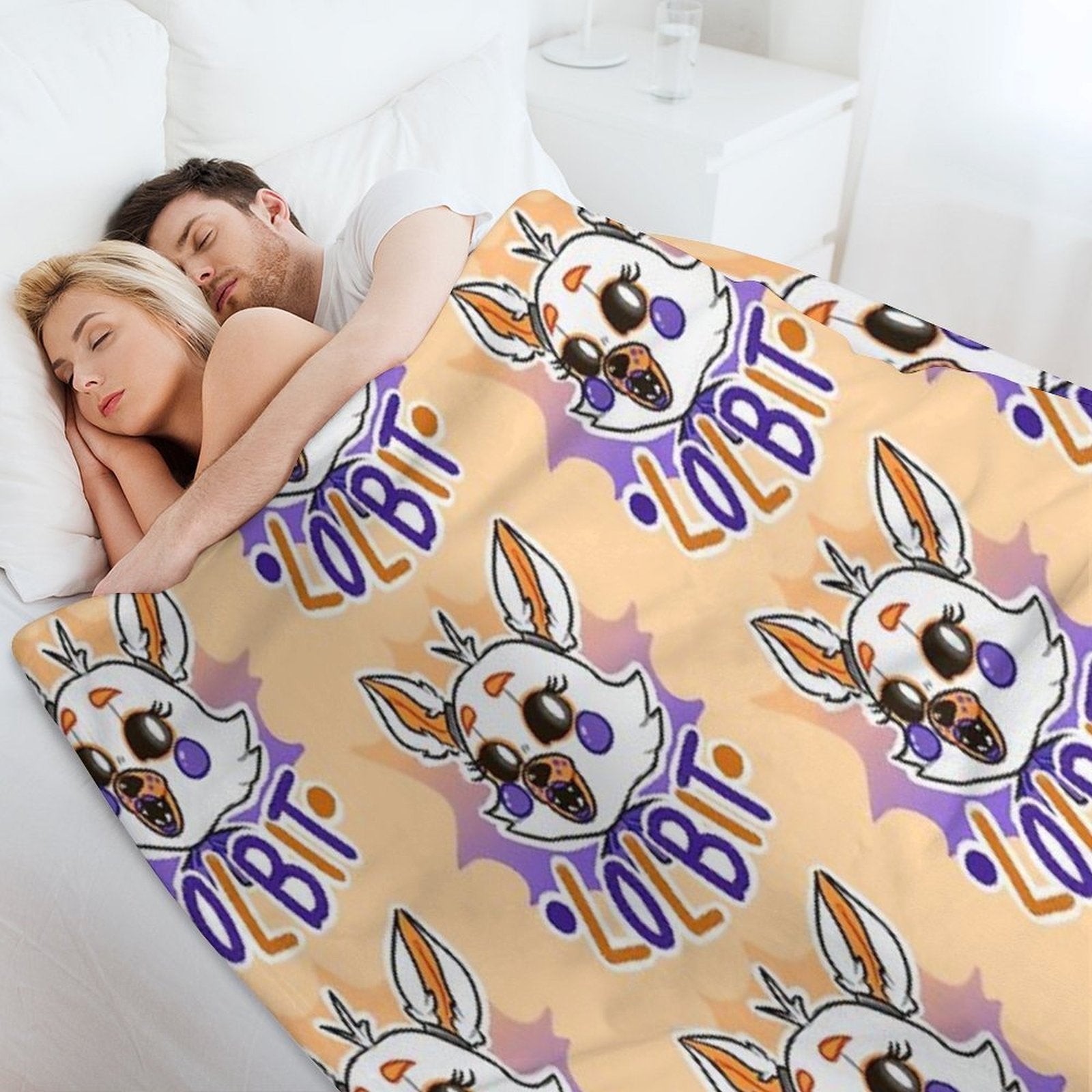 FNaF Lolbit Durable Throw Blanket