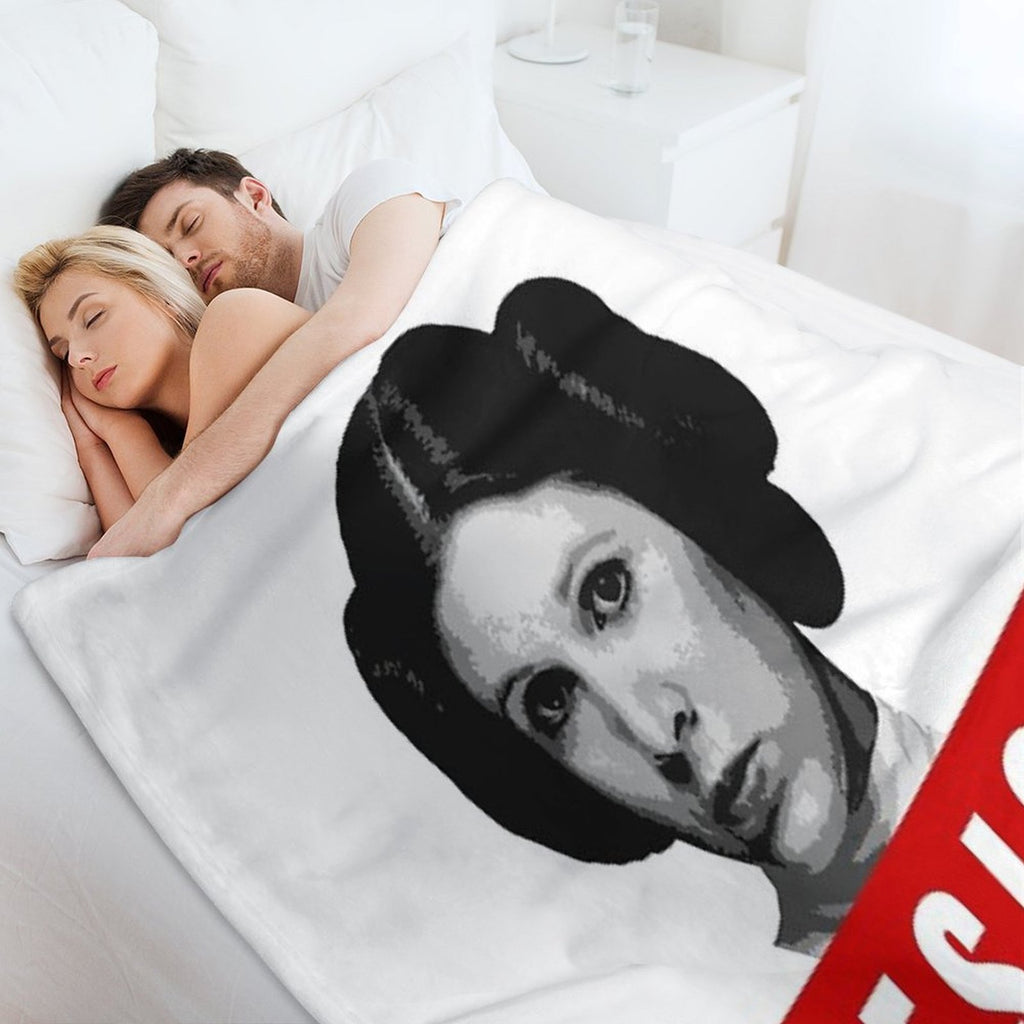 RESIST Like Princess Leia Machine-washable Throw Blanket