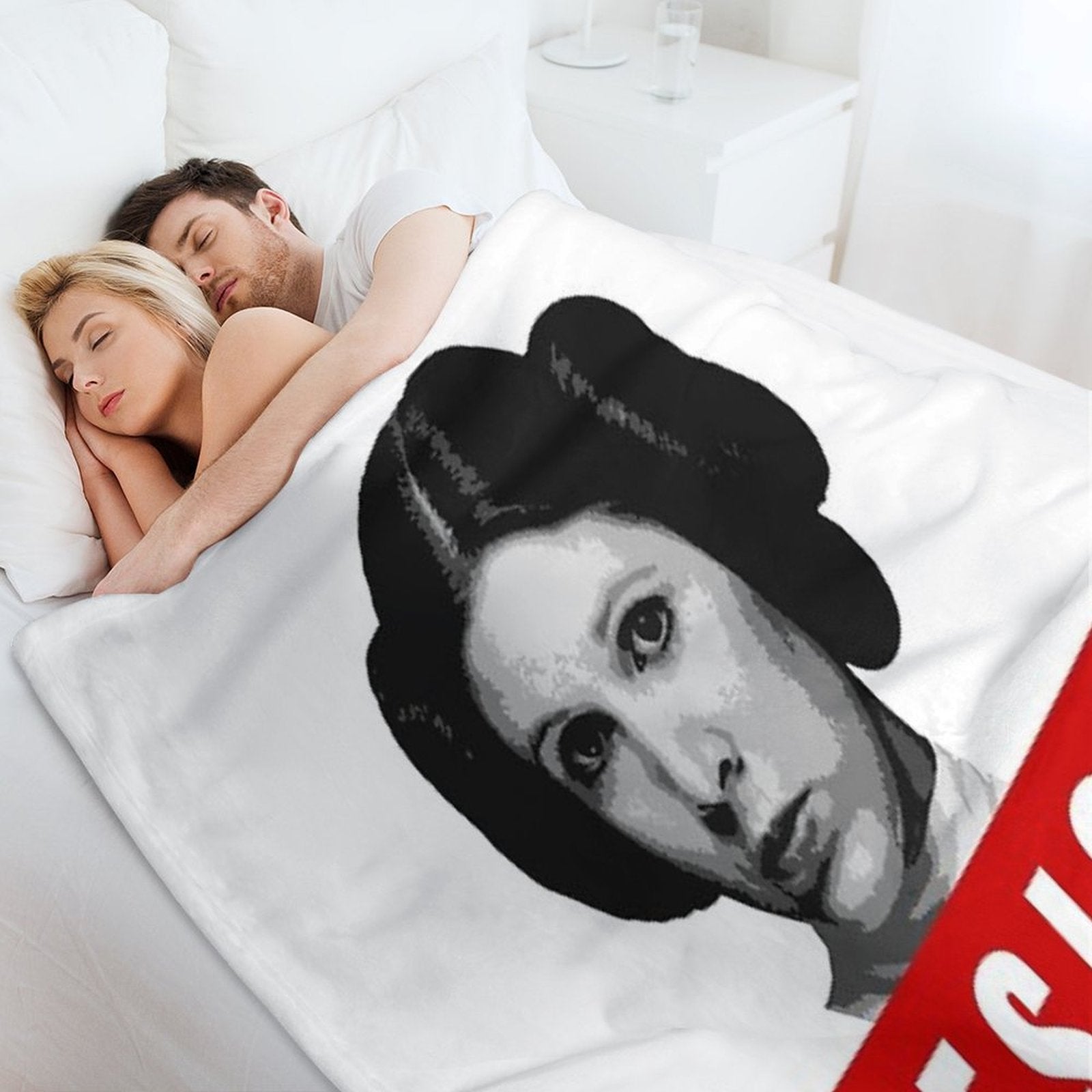 RESIST Like Princess Leia Machine-washable Throw Blanket