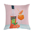 Aperol Spritz Soft Fade-Resistant Throw Pillow