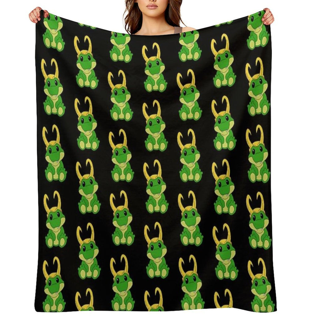 Alligator Loki Varient Durable Throw Blanket