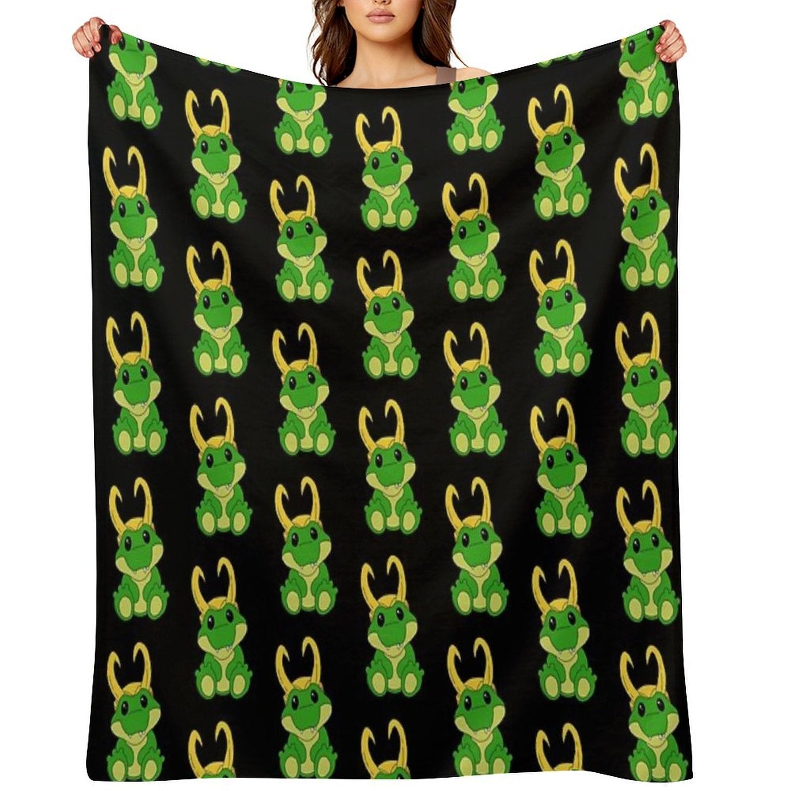 Alligator Loki Varient Durable Throw Blanket