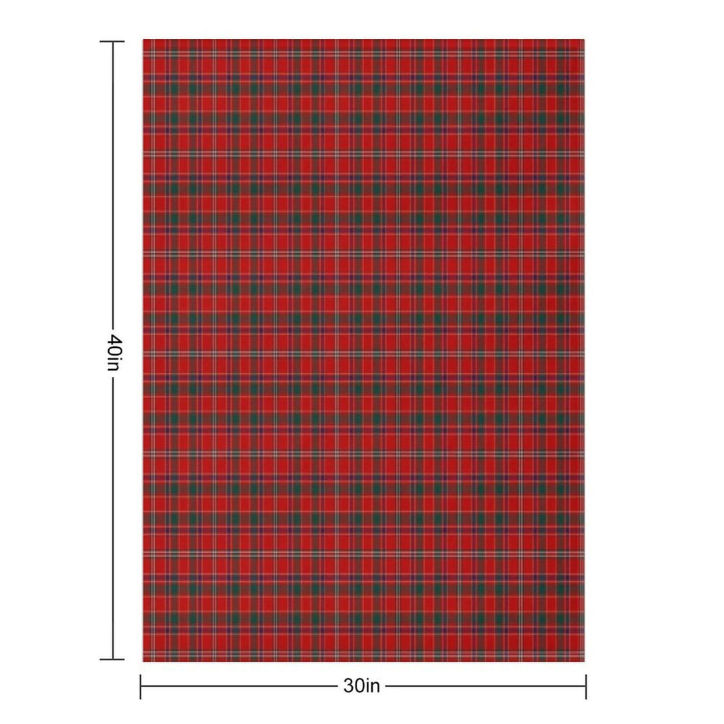 Clan Munro Tartan Machine-washable Throw Blanket