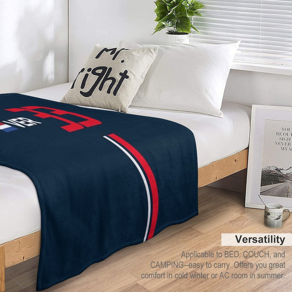 F1 2021 - #33 Verstappen Easy Care Throw Blanket