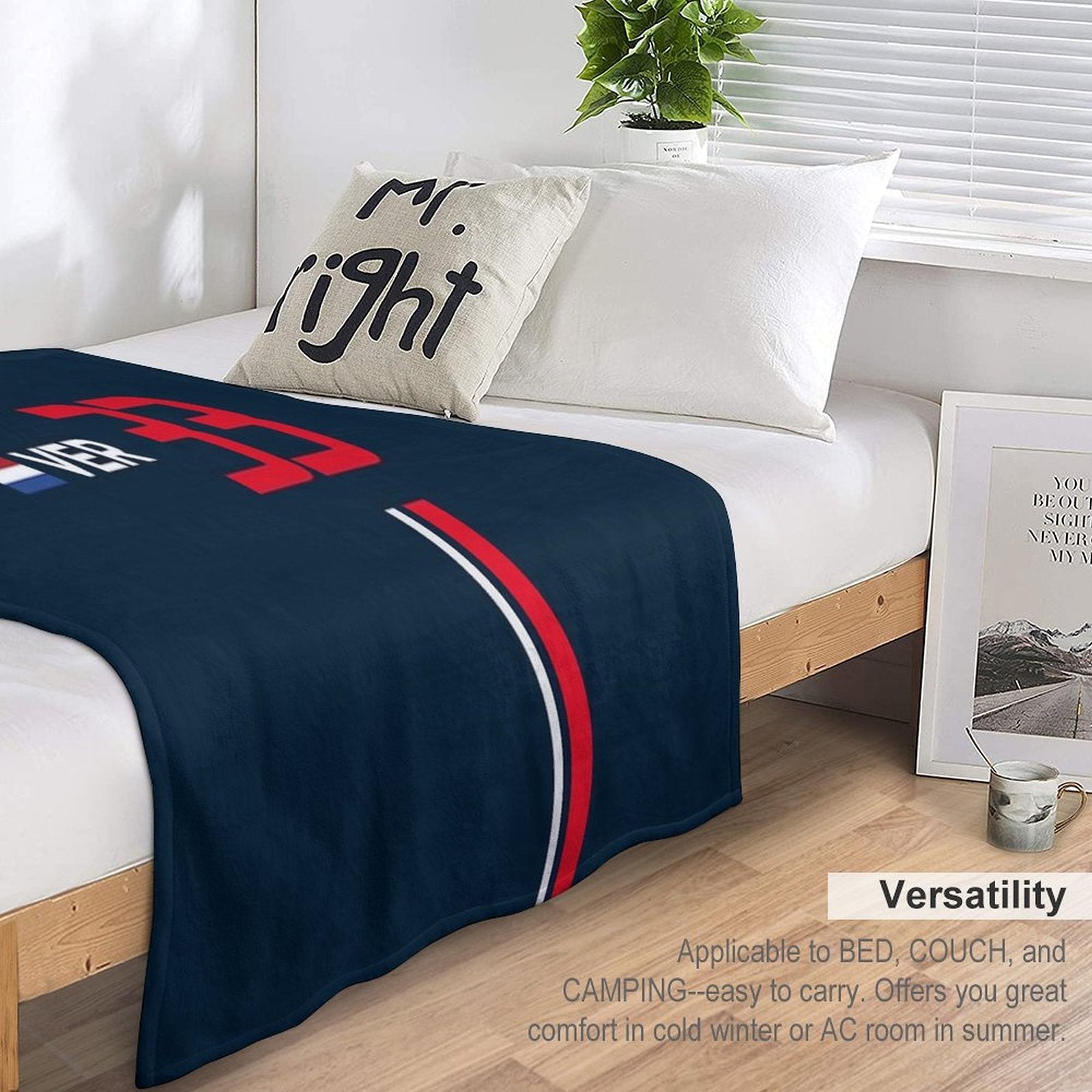 F1 2021 - #33 Verstappen Easy Care Throw Blanket