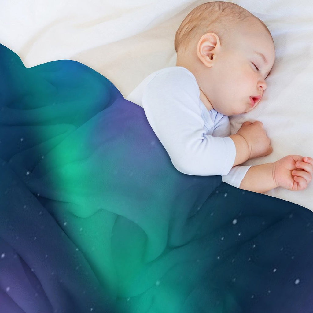 Aurora Borealis Northern Lights Machine-washable Throw Blanket