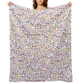 Adorable Axolotls Durable Throw Blanket