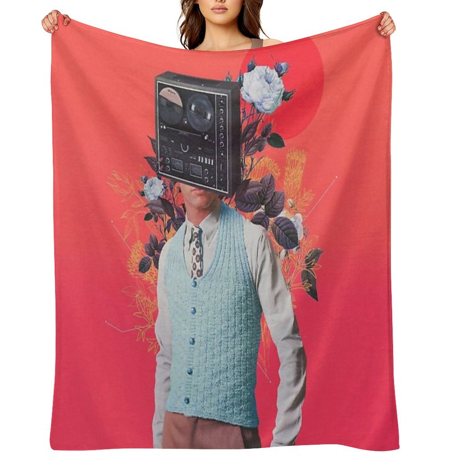 Phonohead All-season Throw Blanket