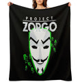 Cool Zorgo Anonymous Mask  Coder Gift Lover Easy Care Throw Blanket