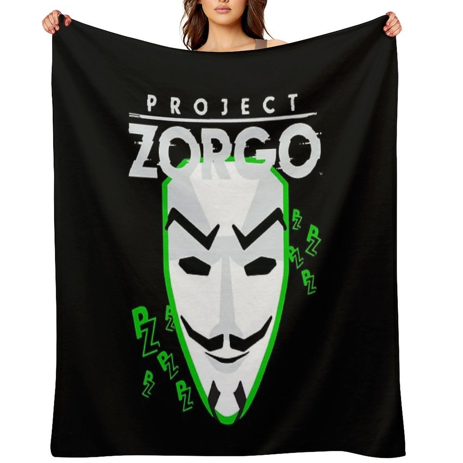 Cool Zorgo Anonymous Mask  Coder Gift Lover Easy Care Throw Blanket