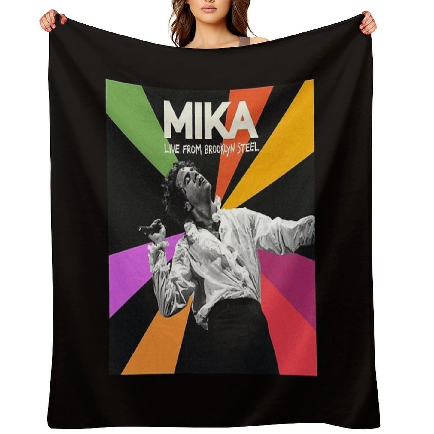 Mika Live from Brooklyn Steel Easy Care Throw Blanket