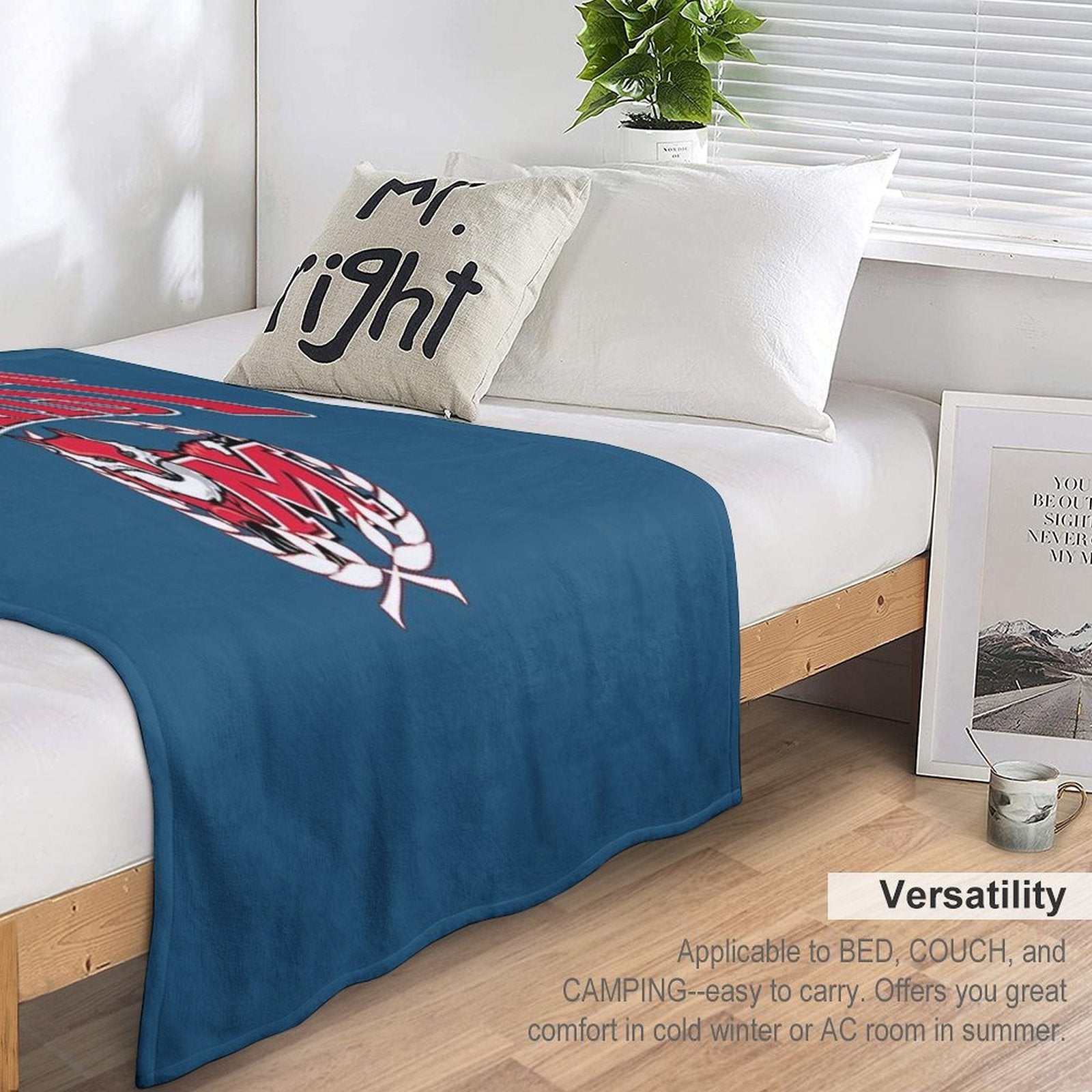 Marist College Vintage Arch Compact Throw Blanket