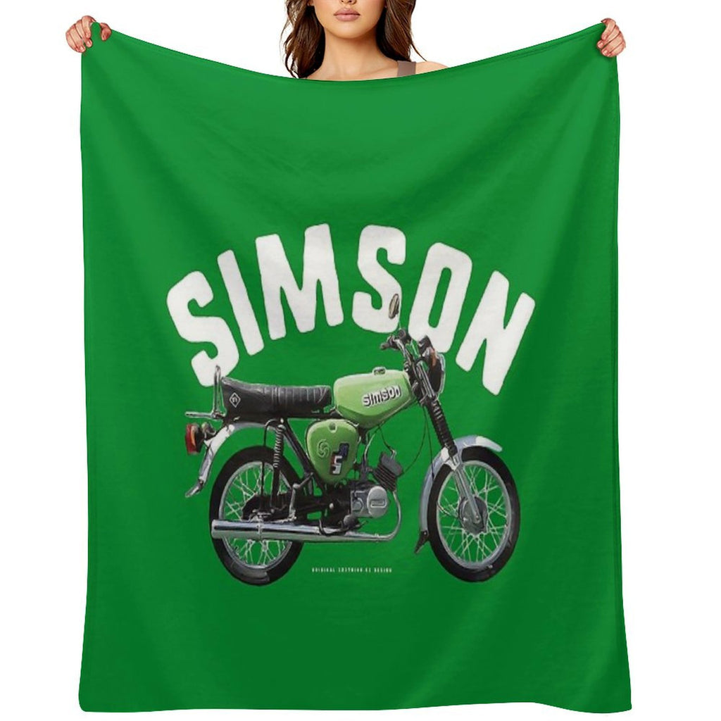 Simson S51 Elektronik Compact Throw Blanket