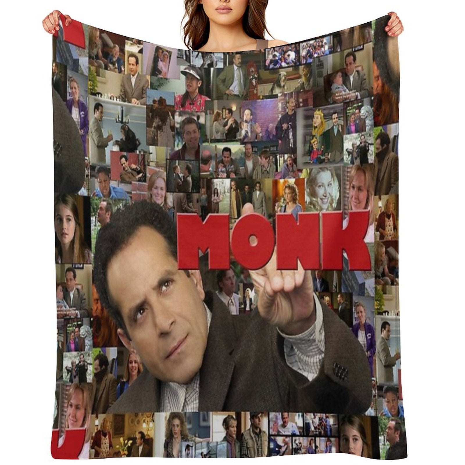 Adrian Monk Collage Gift-ready Throw Blanket