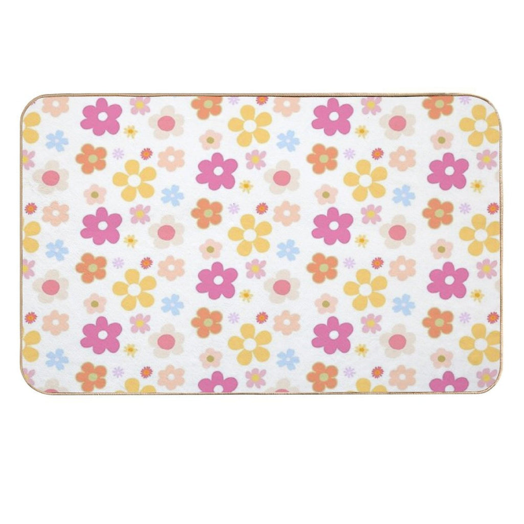 Cute Flower Theme  Eco-Friendly Bath Mat