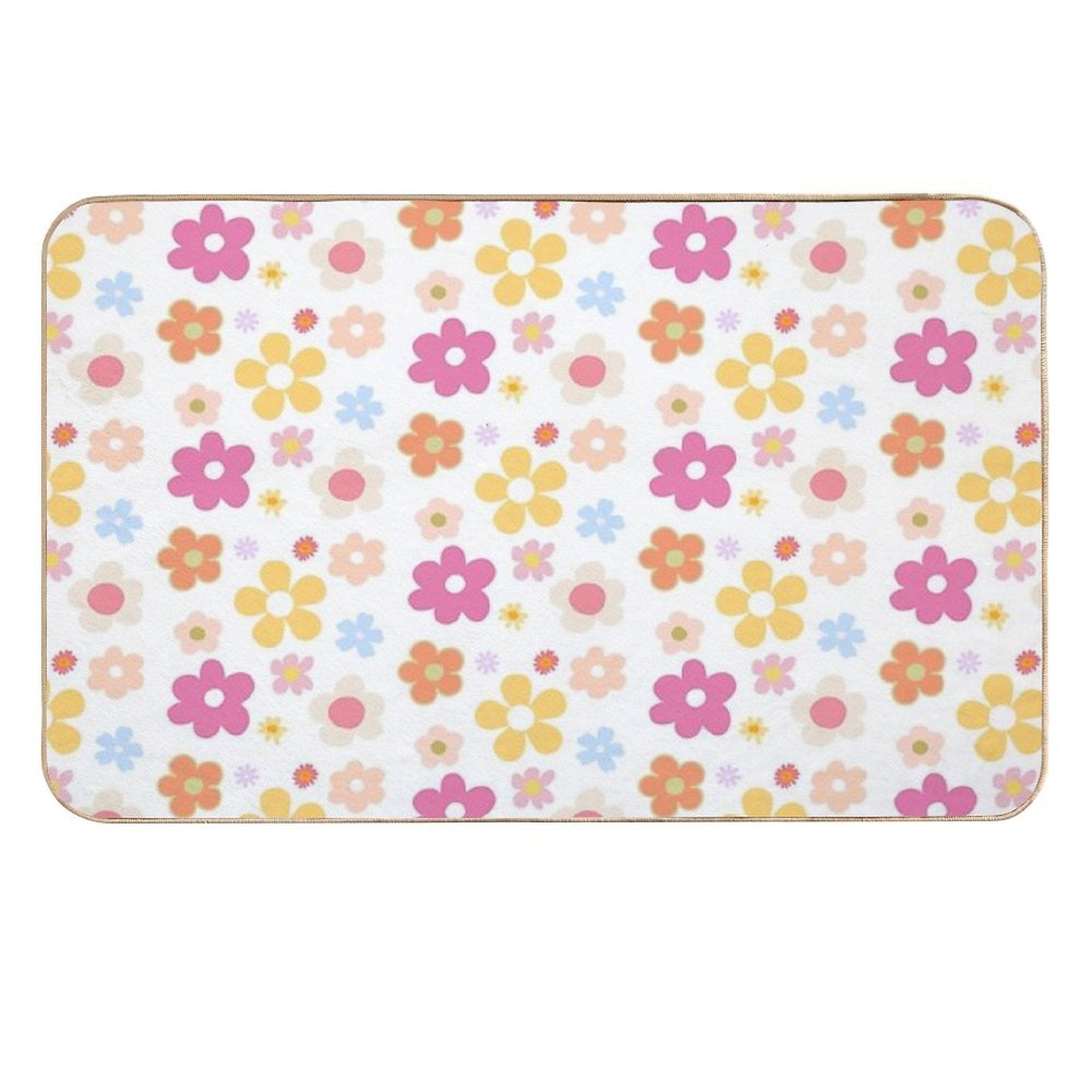 Cute Flower Theme  Eco-Friendly Bath Mat