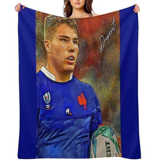•Antoine Dupont• Art  ► Premium Throw Blanket