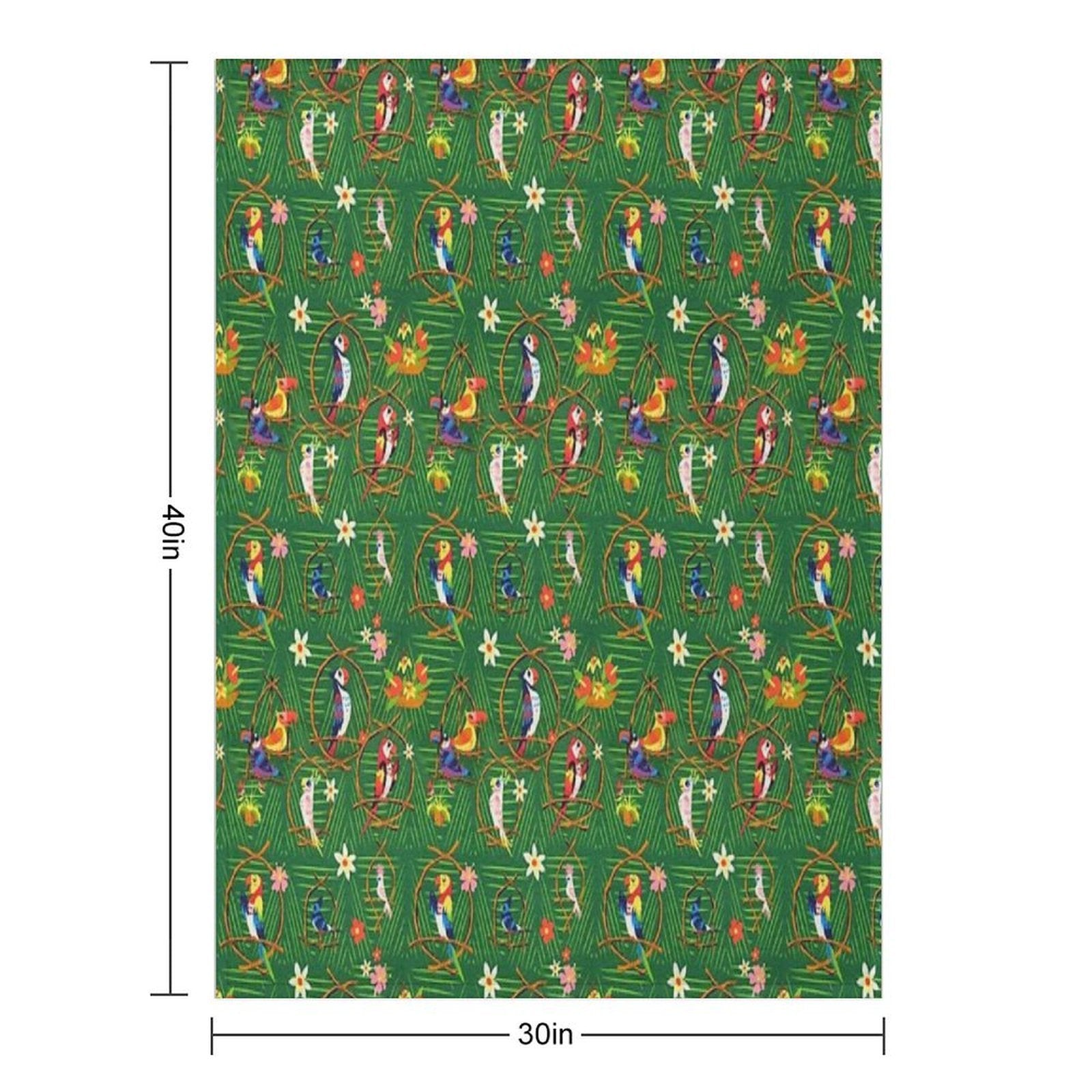 Enchanted Tiki Room Velvety-soft Throw Blanket