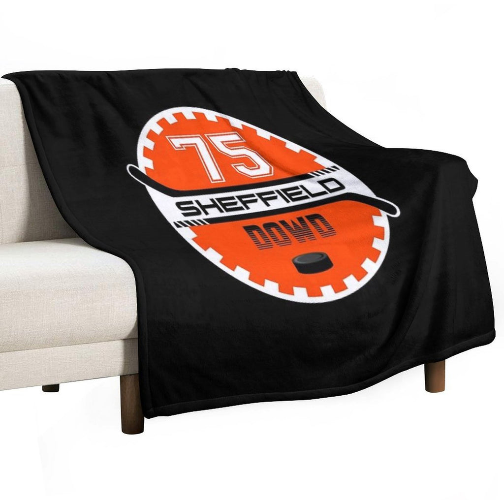 Sheffield Steelers Ice Hockey Cog - 75 Dowd Velvety-soft Throw Blanket