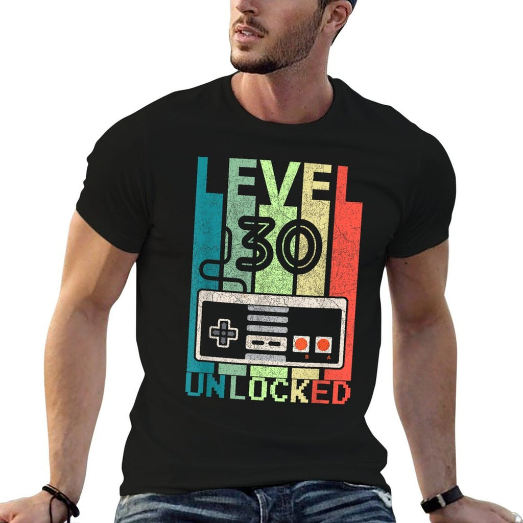 Level 30 Unlocked Video Gamer 30th Birthday Gifts Comfortable T-Shirt