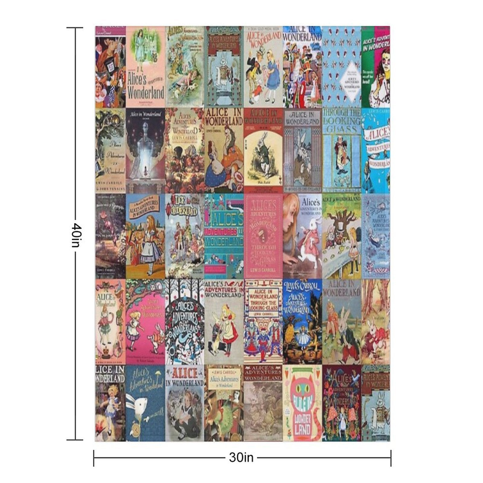 Alice in Wonderland Anti-pilling Throw Blanket