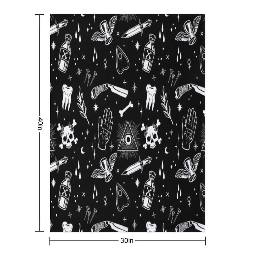 A Few Macabre Things All-season Throw Blanket