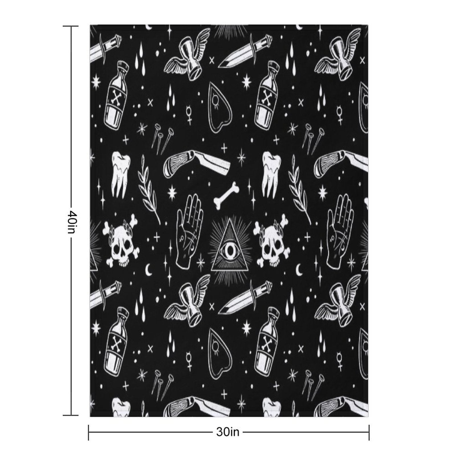 A Few Macabre Things All-season Throw Blanket
