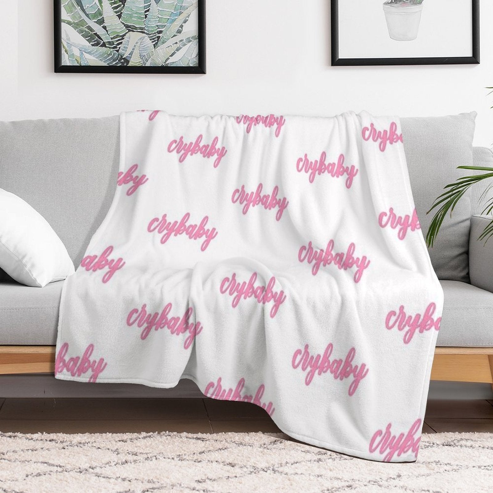 ♡crybaby♡ Compact Throw Blanket