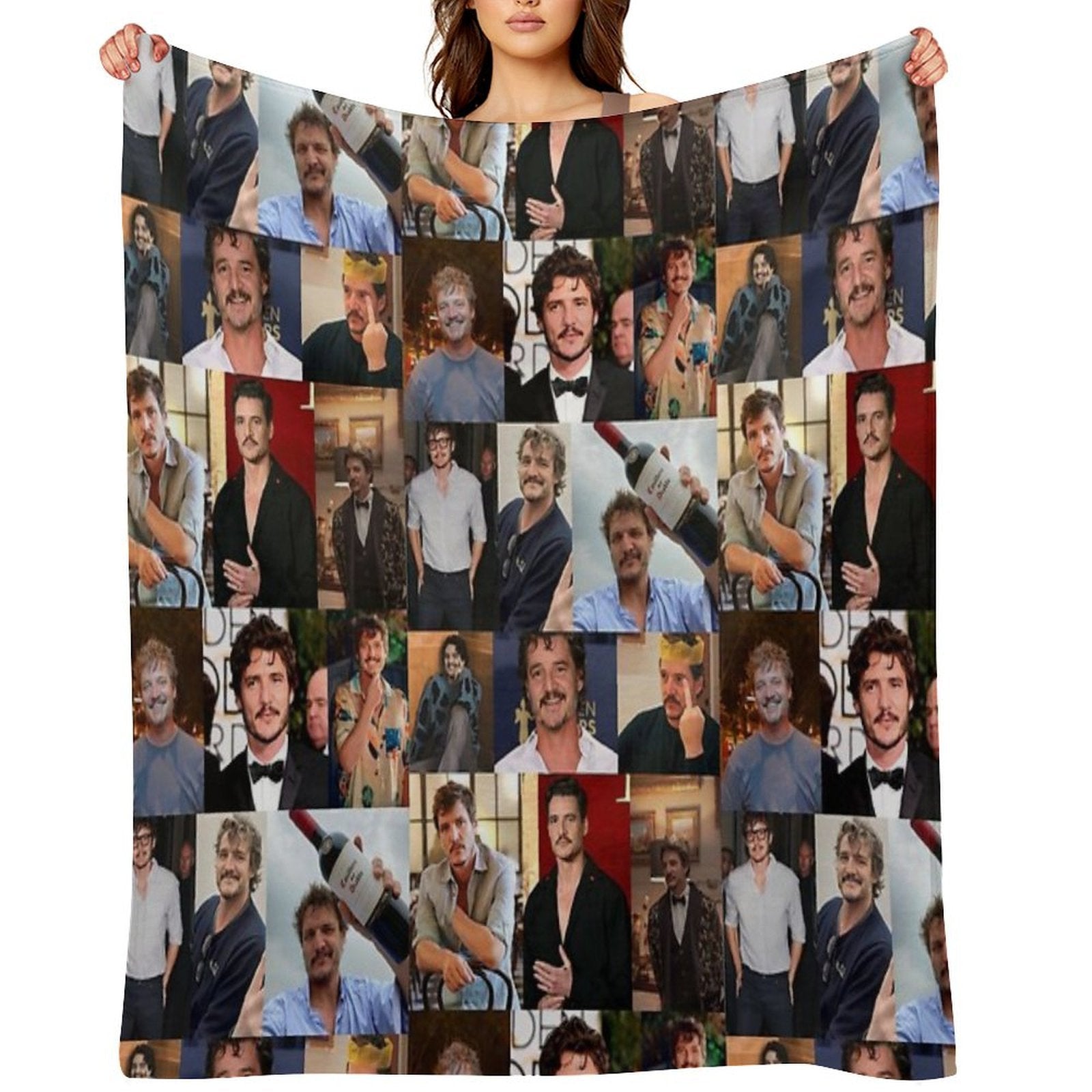 Pedro Pascal Machine-washable Throw Blanket