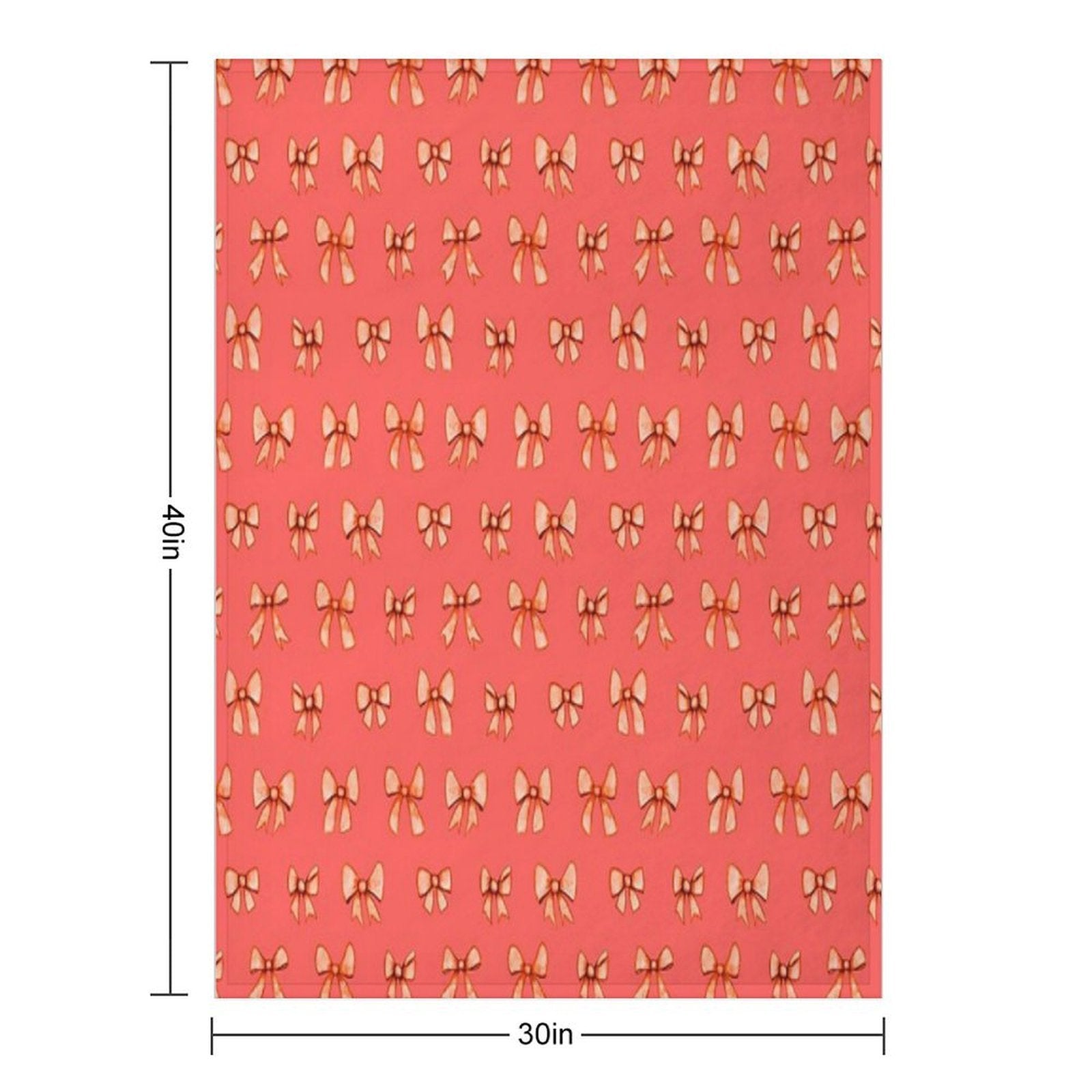 Bows That Don’t Come Undone. Soft Ribbons, Sweet Watercolor... And A Phrase with Attitude Knot Sorry. Because You Don’t Always Easy Care Throw Blanket