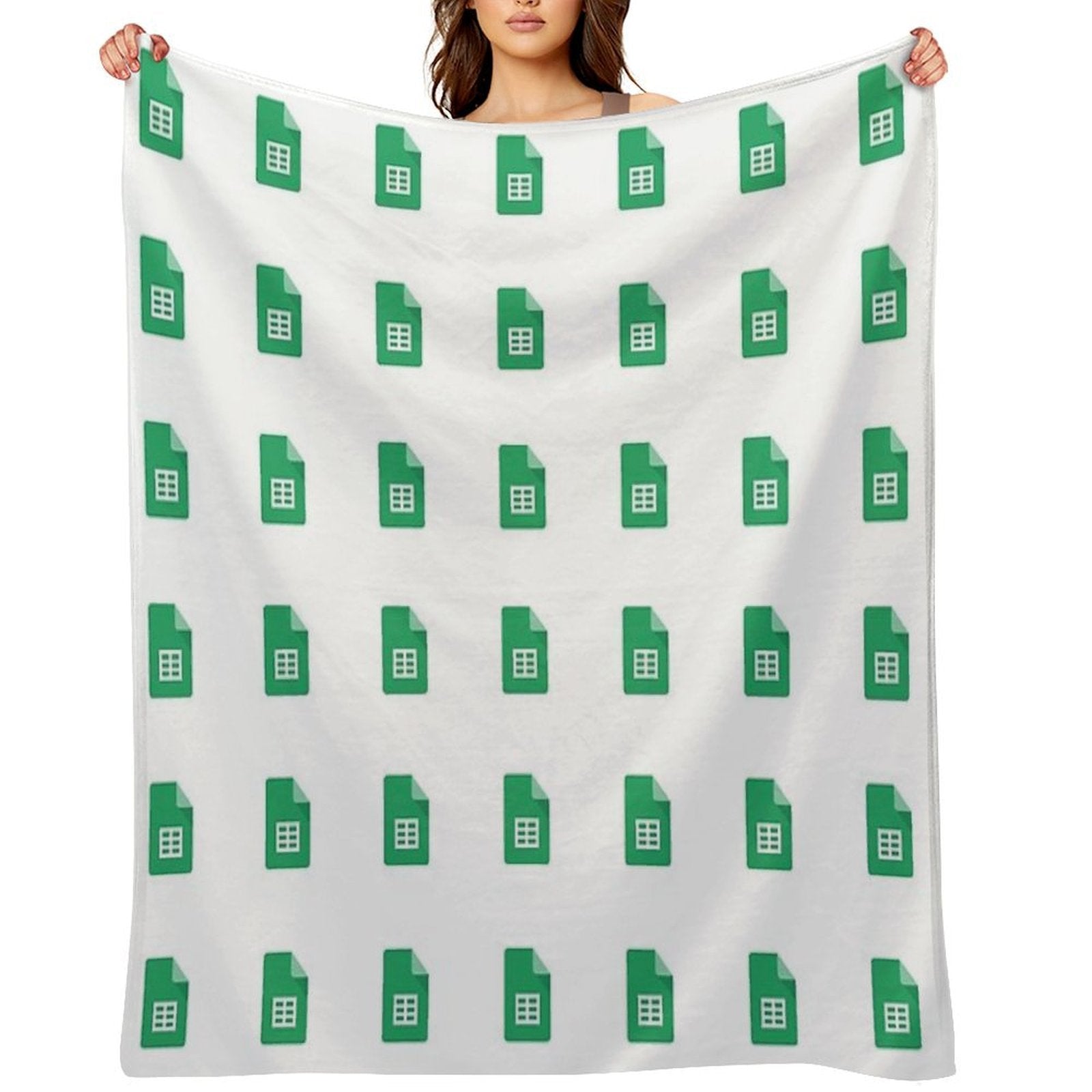 Google Sheets Durable Throw Blanket