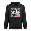 Trump Dance Troll QR Funny President Trump Dance Code Back All-Day Comfort Hoodie