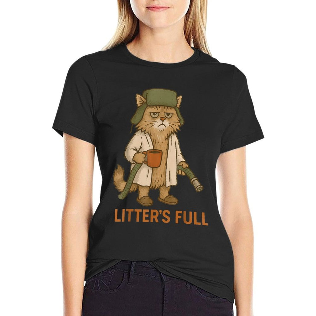 Funny Cat Litters Full Christmas Cat Xmas Women Men Kids  Classic T-Shirt